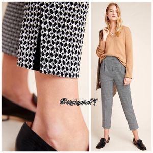 NWT, Anthropologie, Larkin Jacquard Trousers
